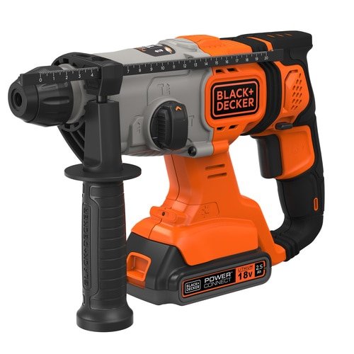 Martillo Combinado Inalámbrico Black+Decker -Bcd900e2k, 18 Voltios, Martillo Perforador Bcd900e2k-Qw