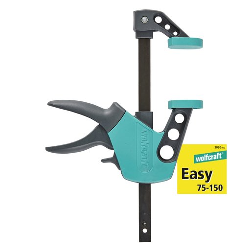 EAN 4006885302303 - wolfcraft GmbH EHZ Easy Abrazadera de barra Gris, Turquesa imagen 2
