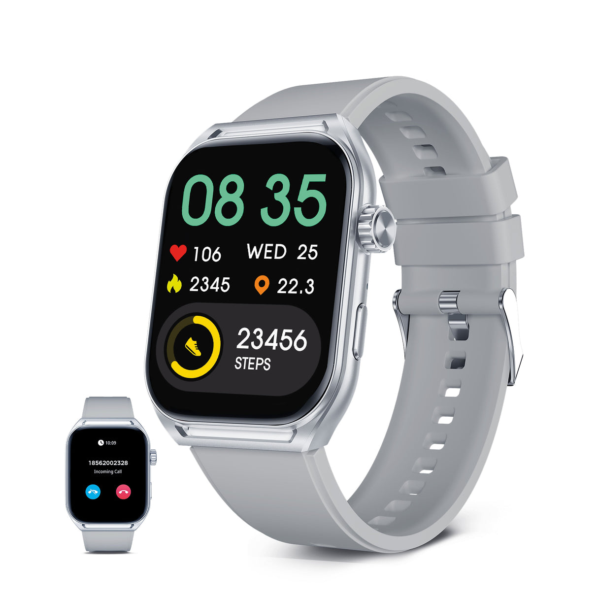 EAN 8427542138312 - Ksix BXSW28B Relojes inteligentes y deportivos 5,23 cm (2.06") Digital 401 x 502 Pixeles Pantalla táctil imagen 1