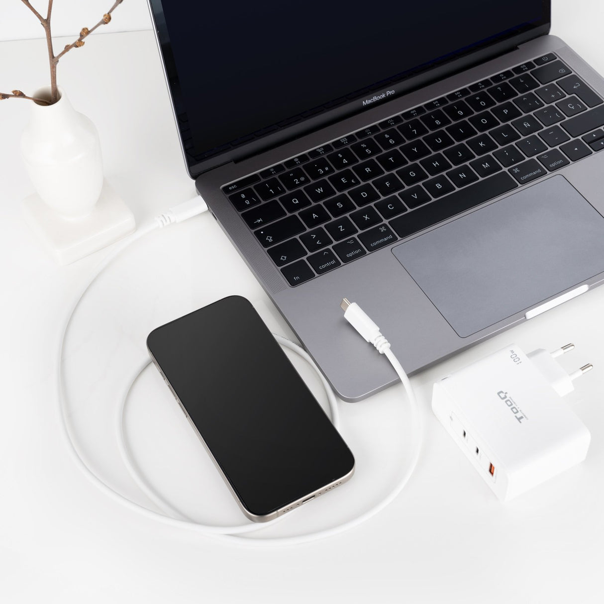 EAN 8433281014466 - Nanocable 10.01.2301-L150-W cable USB USB 2.0 1,5 m USB C imagen 4
