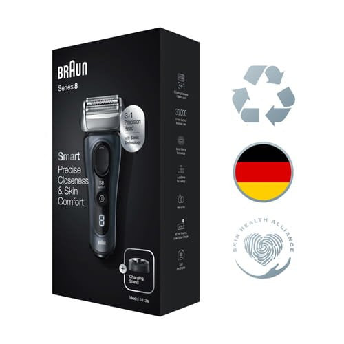 EAN 4210201371731 - Braun Series 8 8413s Wet&Dry Máquina de afeitar de láminas Recortadora imagen 8