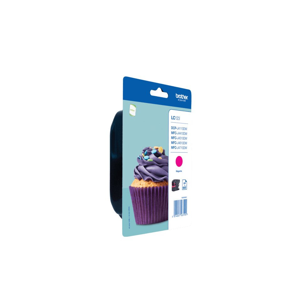 EAN 5014047563102 - Brother LC123MBP cartucho de tinta 1 pieza(s) Original Magenta imagen 1