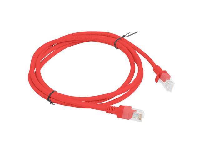 Lanberg Cable De Red Pcu6-10cc-0150-R,Rj45,Utp,Cat 6,1.5m,Rojo