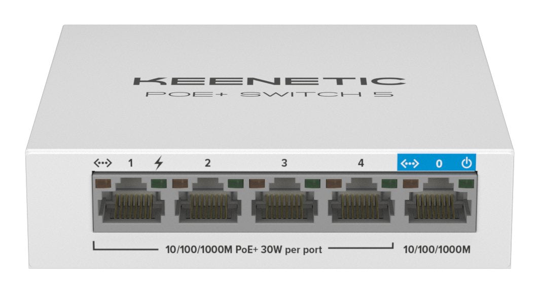 EAN 4897082921769 - Keenetic PoE+ Switch 5 (KN-4610) No administrado Gigabit Ethernet (10/100/1000) Energía sobre Ethernet (P imagen 1