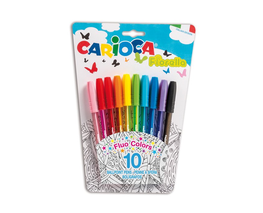 EAN 8003511427757 - Carioca Fiorella Multi Bolígrafo 10 pieza(s) imagen 1