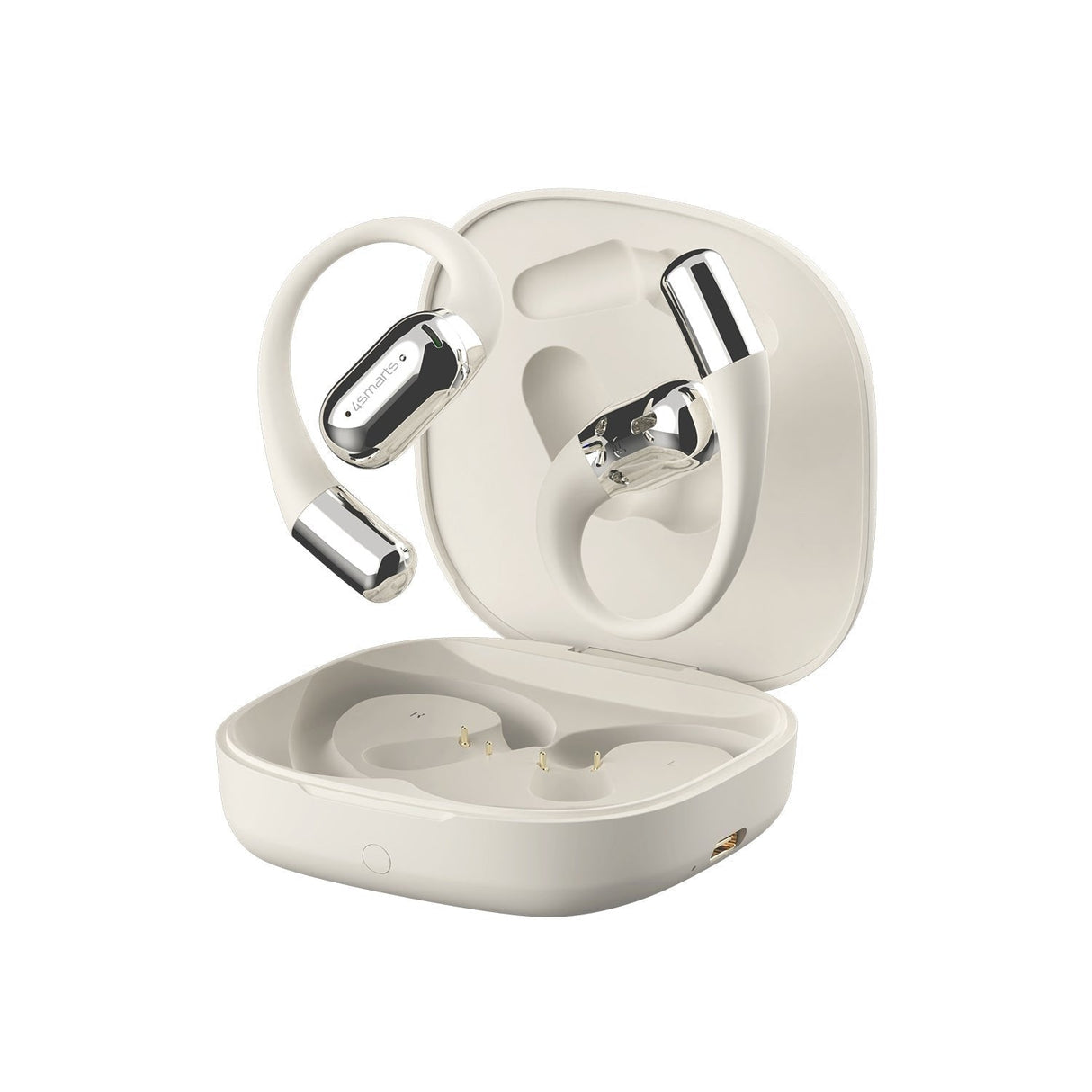 4smarts Open-Ear Azultooth Kopfhrer Skybuds Ai Screen, Beige