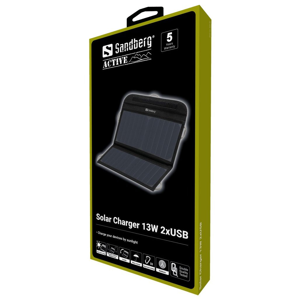 Cargador Solar Sandberg 13w Usb