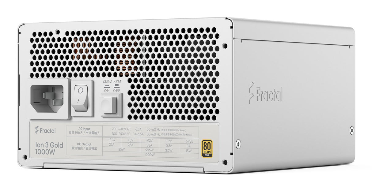 EAN 7340172710288 - Fractal Design Ion 3 Gold 1000W unidad de fuente de alimentación 24-pin ATX ATX Blanco imagen 16