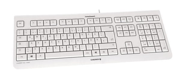 Teclado Español Cherry Kc1000 Gris Claro Usb Jk-0800es-0