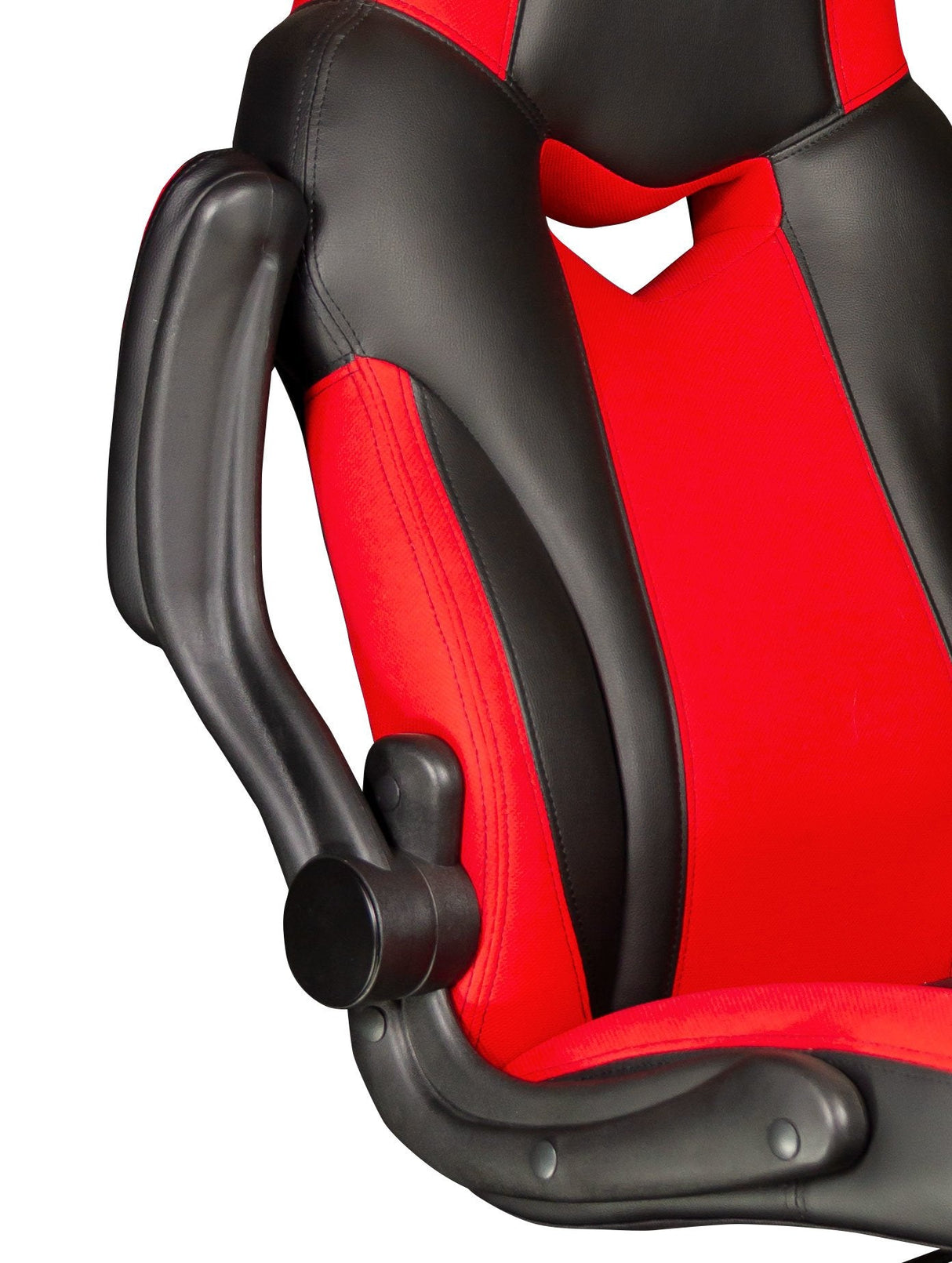 Talius Silla Crab Gaming Negr/Roja, Brazos Fijos, Butterfly, Base Metal, Ruedas 60mm Nylon, Gas C