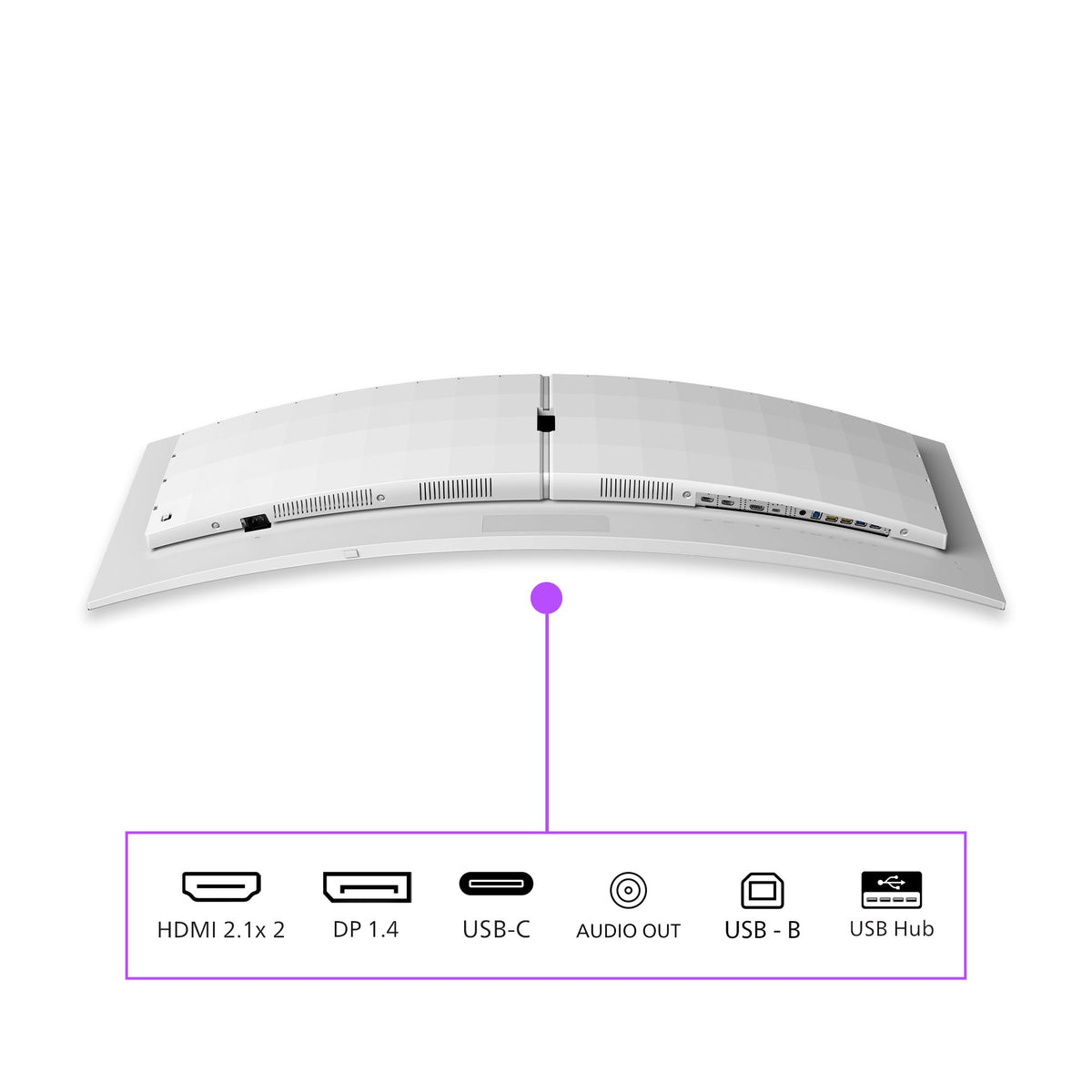 EAN 8712581801663 - Philips Evnia 8000 49M2C8900/00 pantalla para PC 124,2 cm (48.9") 5120 x 1440 Pixeles Dual QHD QD-OLED Bl imagen 5