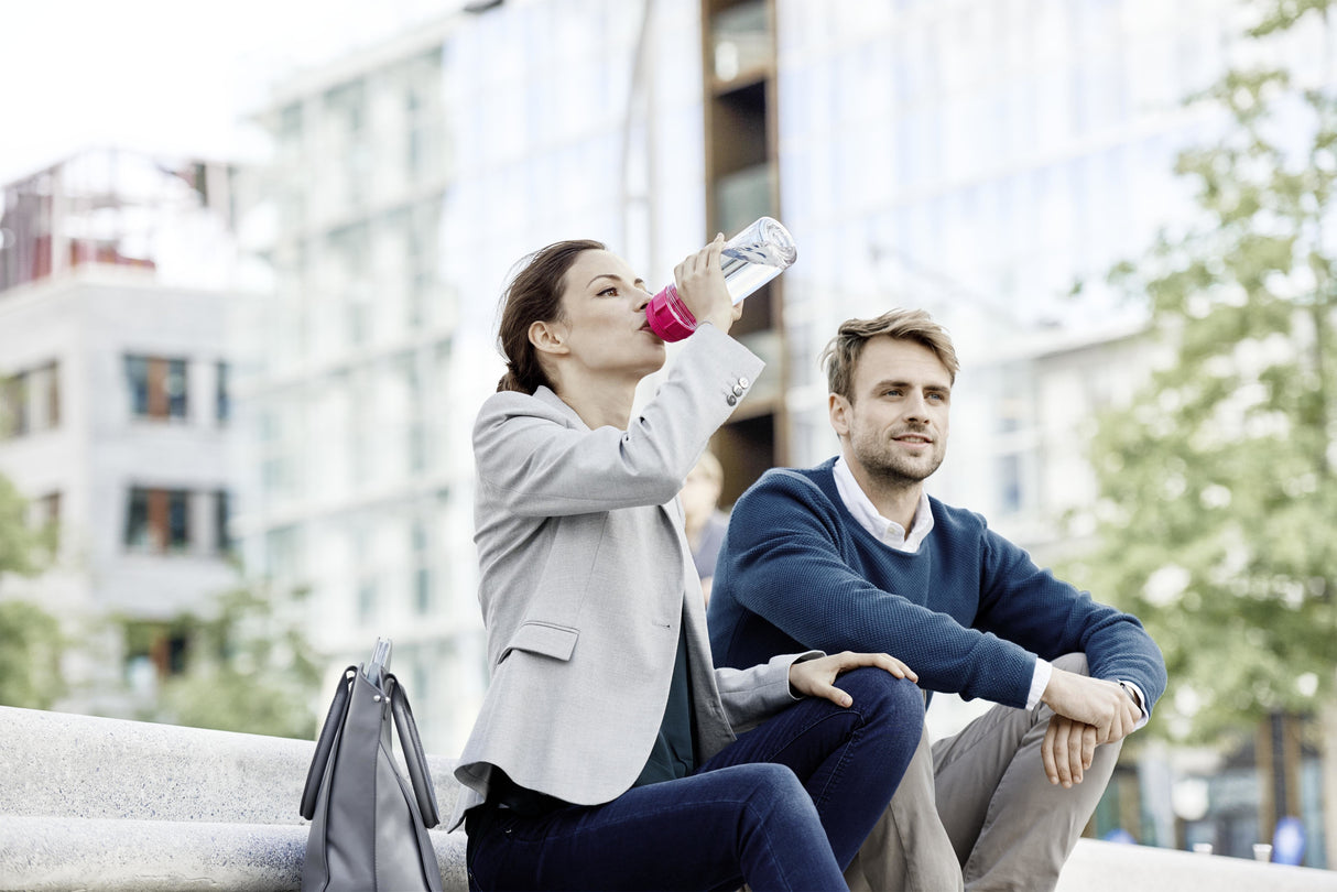 Brita Fill&Go Bottle Filtr Lime Botella Con Filtro De Agua Cal, Transparente