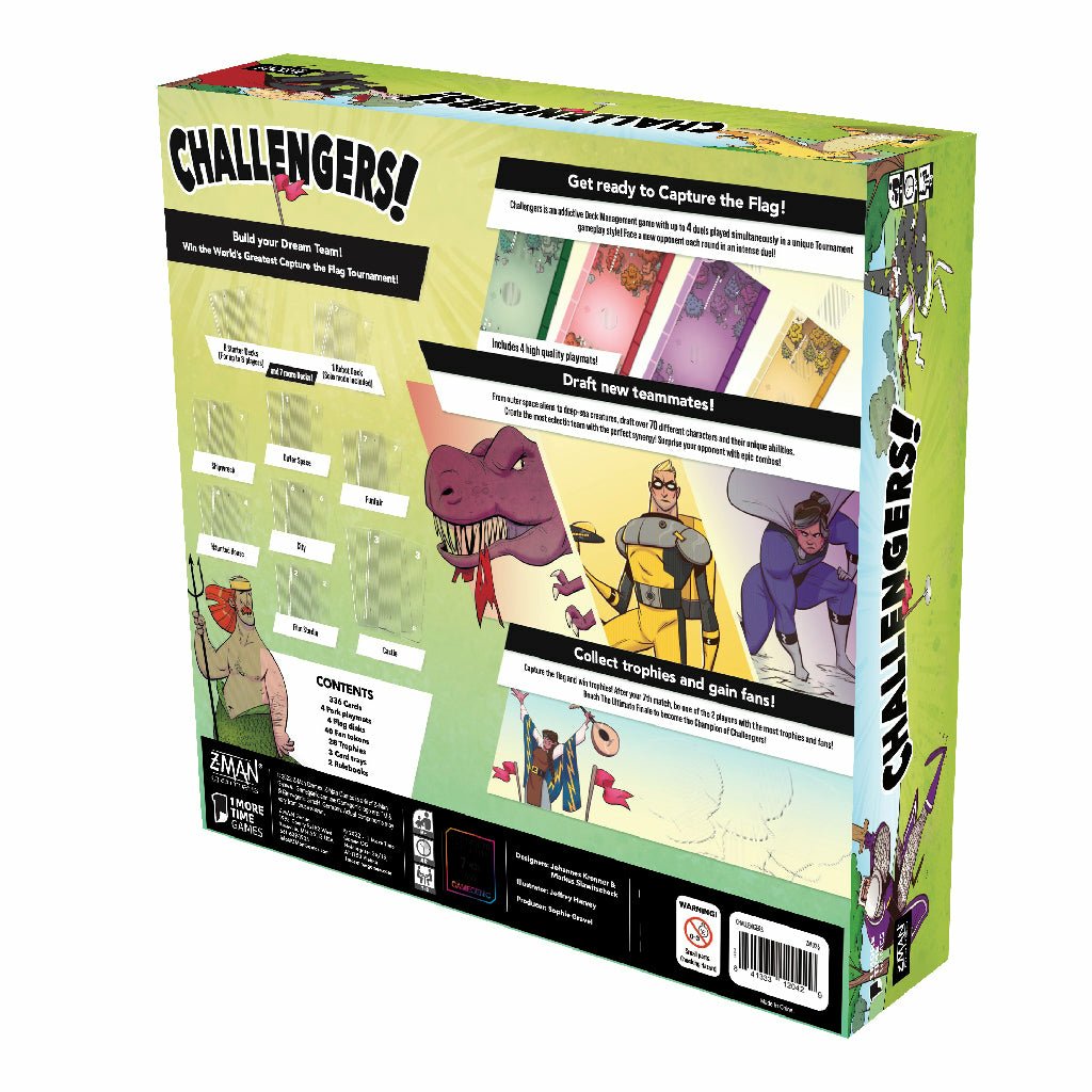 Asmodee Challengers!, Juego De Cartas Zmnd0028