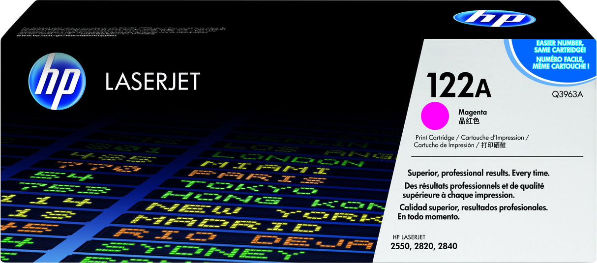 Toner Original Hp 122a Magenta Q3963a