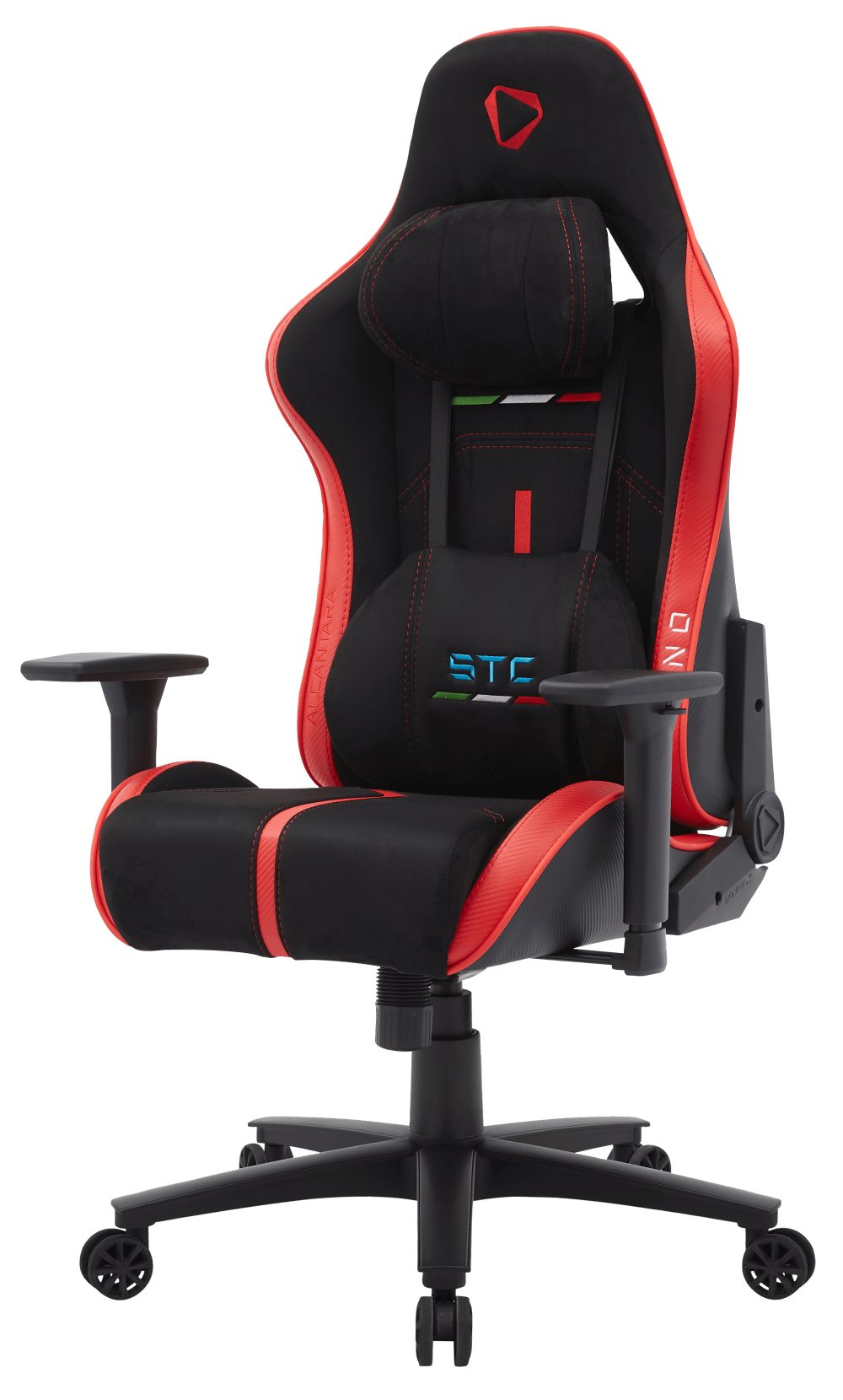 Silla Gaming Onex Stc Alcantara L Series - Negro Rojo