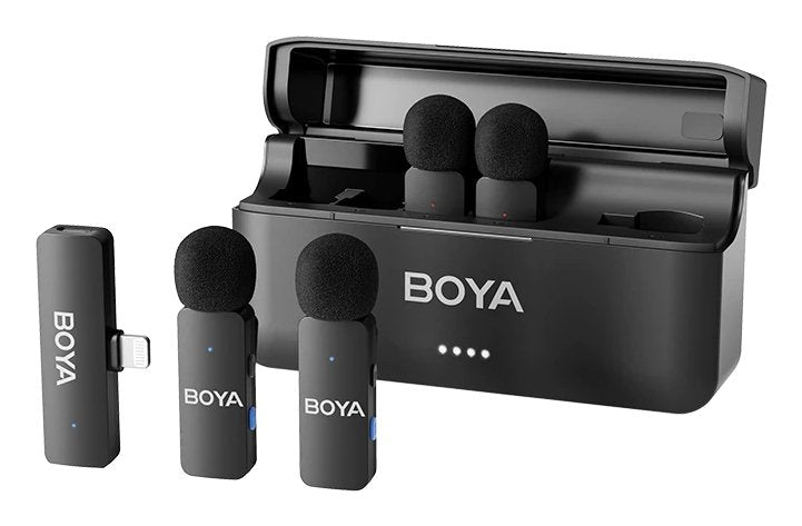 EAN 6974700659704 - BOYA BY-V4D micrófono Negro Micrófono con pinza de enganche imagen 1