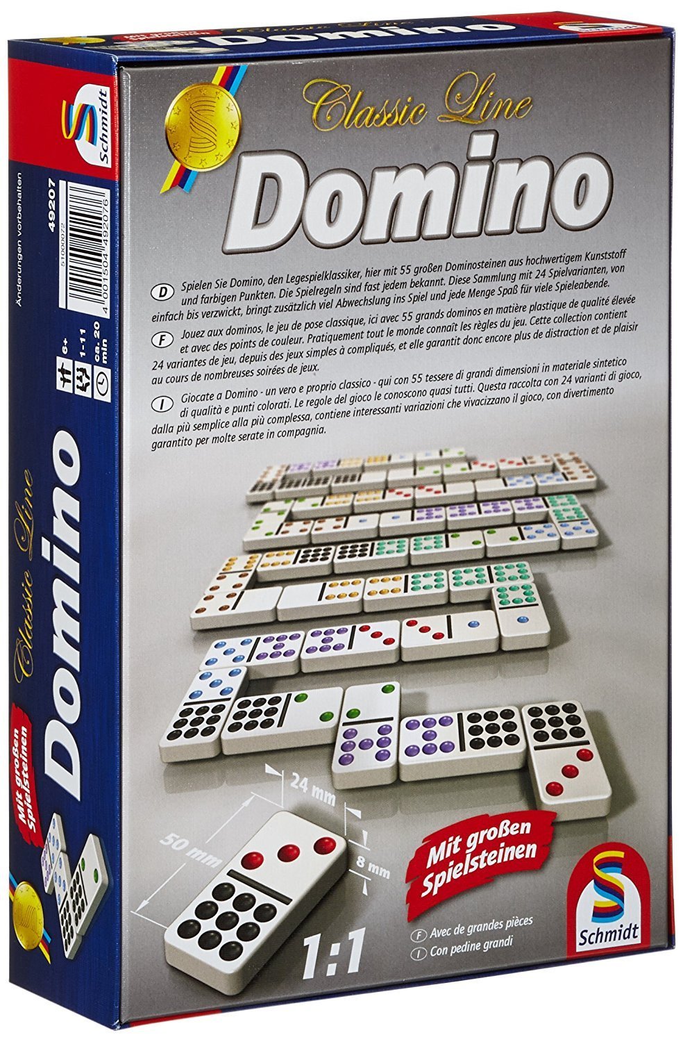 EAN 4001504492076 - Schmidt Spiele Domino Juego de mesa Juego de fichas imagen 3