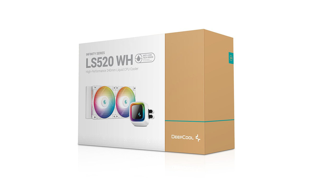 EAN 6933412727651 - DeepCool LS520 WH Procesador Sistema de refrigeración líquida todo en uno 12 cm Blanco 1 pieza(s) imagen 7