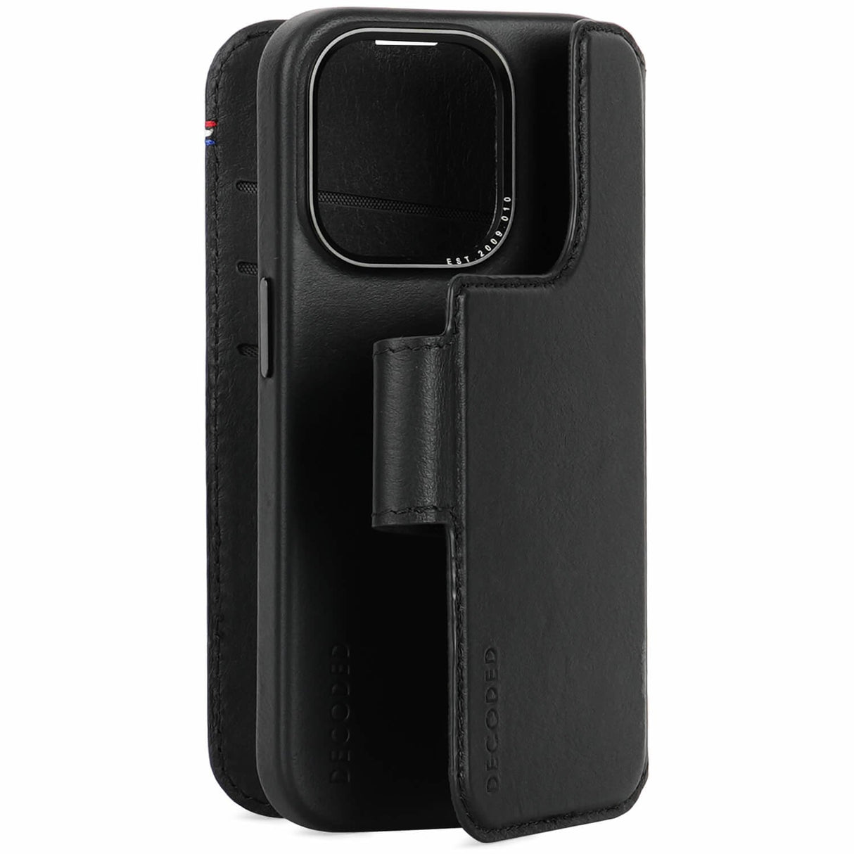 EAN 8720593010478 - Decoded D24IPO15PDW5BK funda para teléfono móvil 15,5 cm (6.1") Funda cartera Negro imagen 2