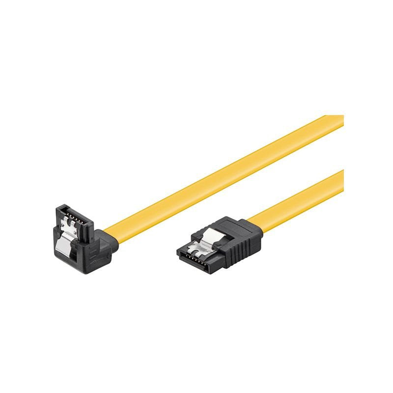 Goobay Cable De Datos Sata Iii 0,5m 90° Con Clip