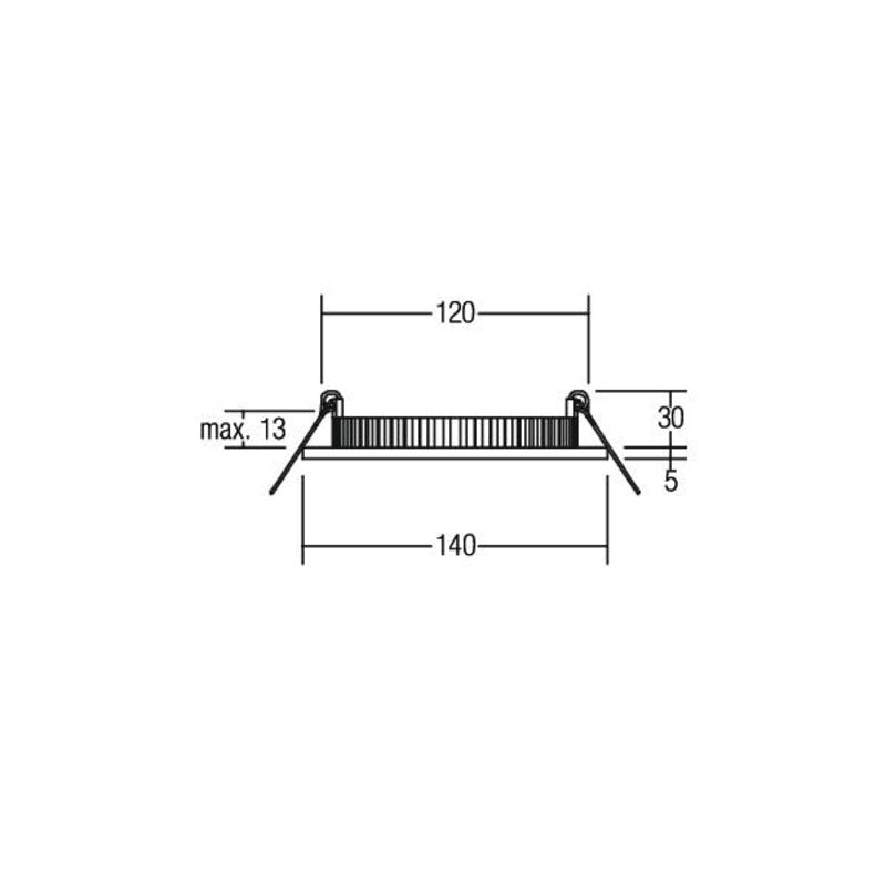 Brumberg 12215073 Eb-Panel Flat30 Rund Ws 830 10w 24v