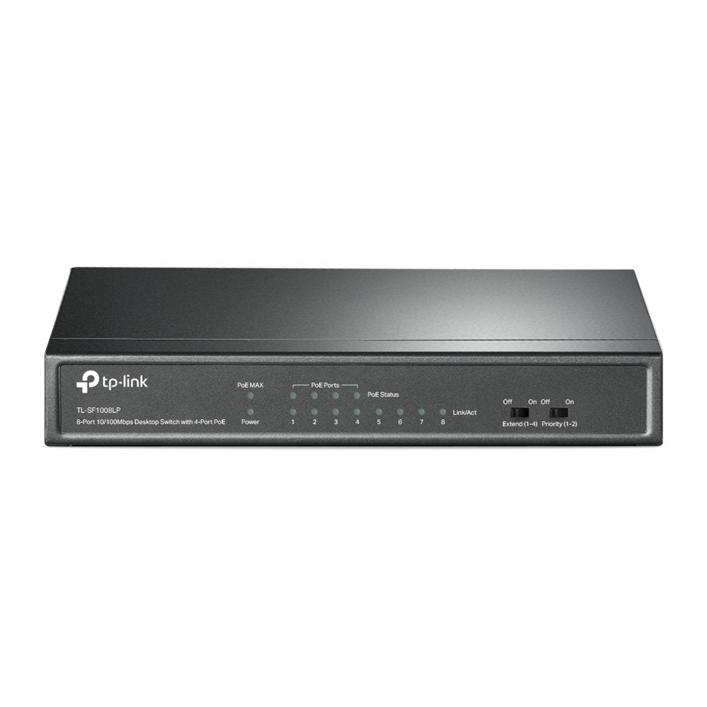 EAN 6935364052768 - TP-Link TL-SF1008LP switch No administrado Fast Ethernet (10/100) Energía sobre Ethernet (PoE) Negro imagen 1