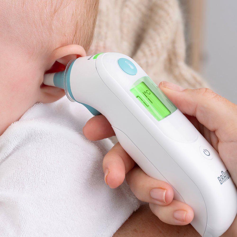 EAN 4022167652300 - Braun ThermoScan 6 Termómetro de contacto Blanco Oído Botones imagen 6