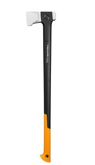 Hacha De Dividir Fiskars X-Series X36 Con Hoja En L, Hacha/Hacha Negro/Naranja, Mango Largo 1069109