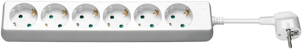 EAN 4040849510793 - Goobay 51079 base múltiple 3 m 6 salidas AC Interior Blanco imagen 1