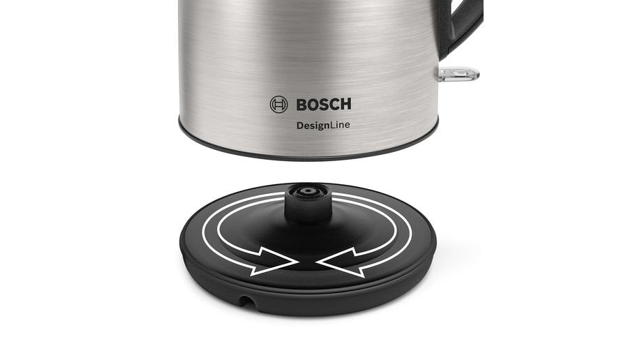 EAN 4242005188031 - Bosch TWK3P420 tetera eléctrica 1,7 L 2400 W Negro, Acero inoxidable imagen 8