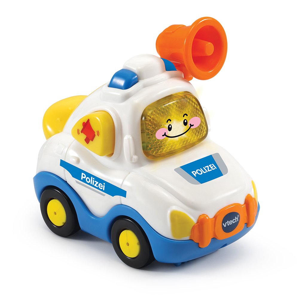 Vtech Hace Velocistas De Bebé: Policía, Jugando Vehículo Blanco/Azul 80-517204