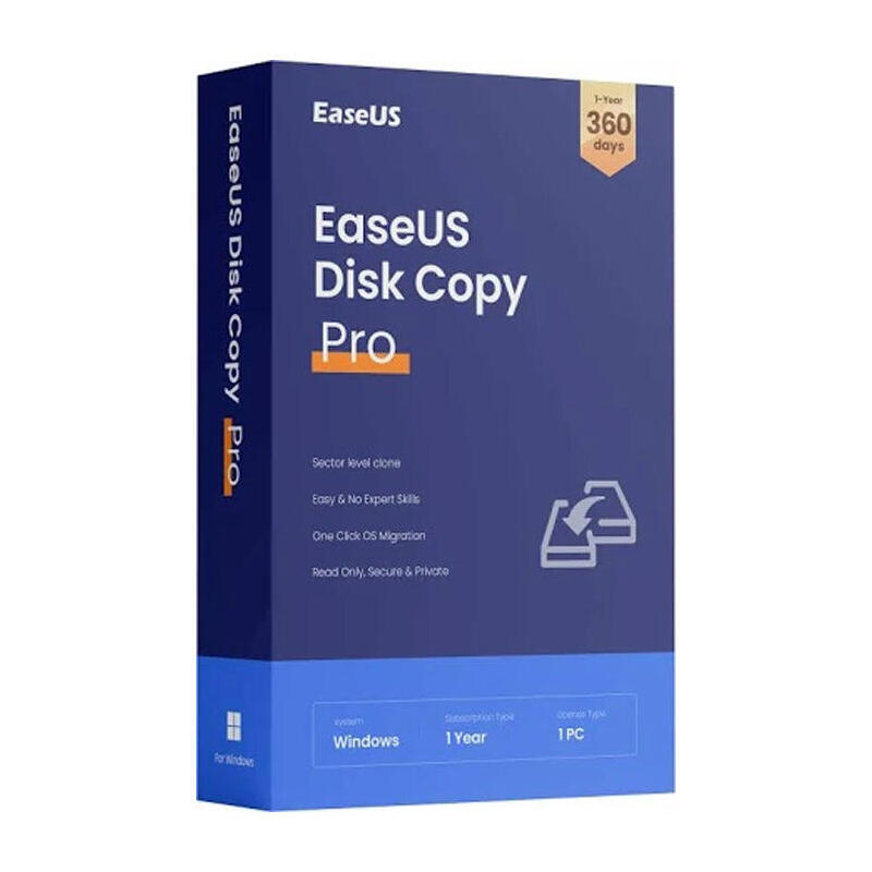 Easeus Disk Copy Pro (Pc) - 1 Device, 1 Year - Easeus Key - Global Licencia Electronica