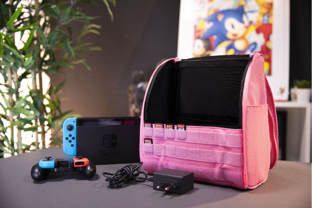 Mochila Para Nintendo Switch Konix Unik Be Love