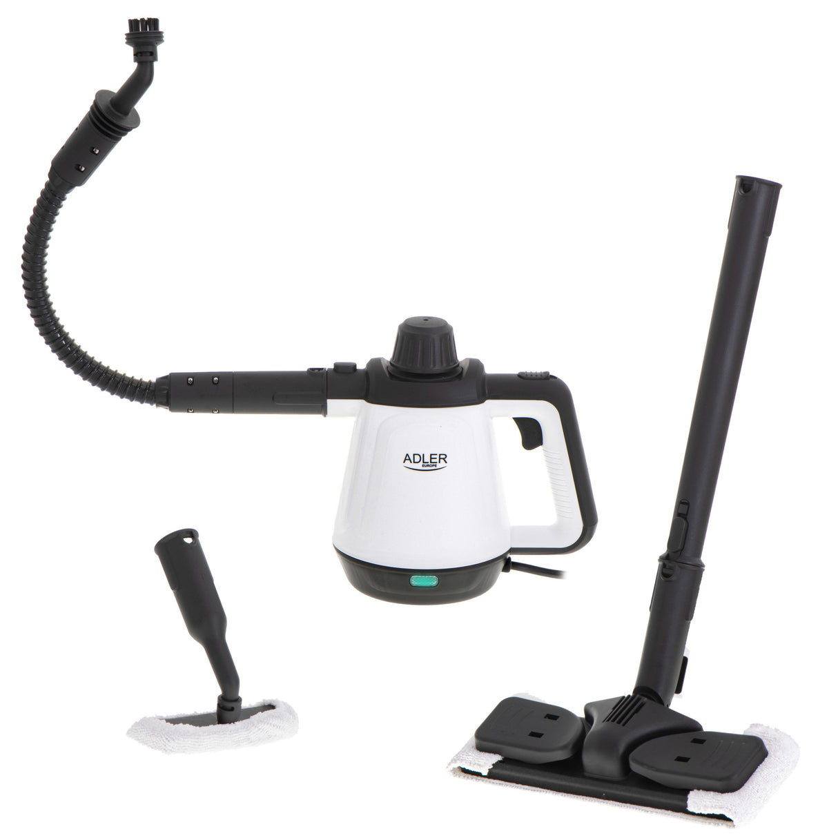 EAN 5903887803588 - Adler AD 7038 limpiador a vapor Limpiador a vapor portátil 0,45 L 2000 W Negro, Blanco imagen 16