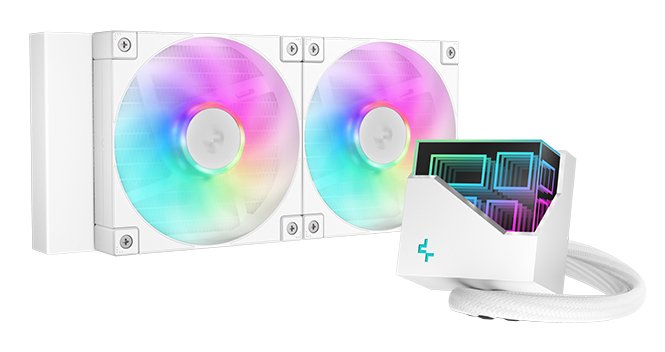 EAN 6933412728900 - DeepCool LT240 Procesador Sistema de refrigeración líquida todo en uno 12 cm Blanco 1 pieza(s) imagen 1