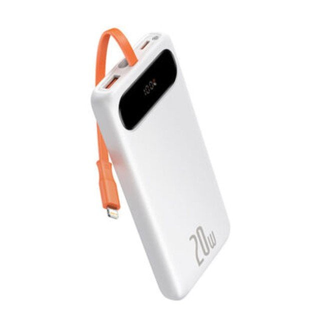 Baseus Power Bank Block 20000mah, 22.5w + Kabel Lightning BiaåY