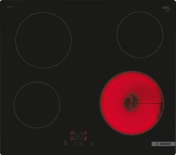 EAN 4242005280261 - Bosch Serie 4 PKE611BA2E hobs Negro Integrado 60 cm Cerámico 4 zona(s) imagen 1