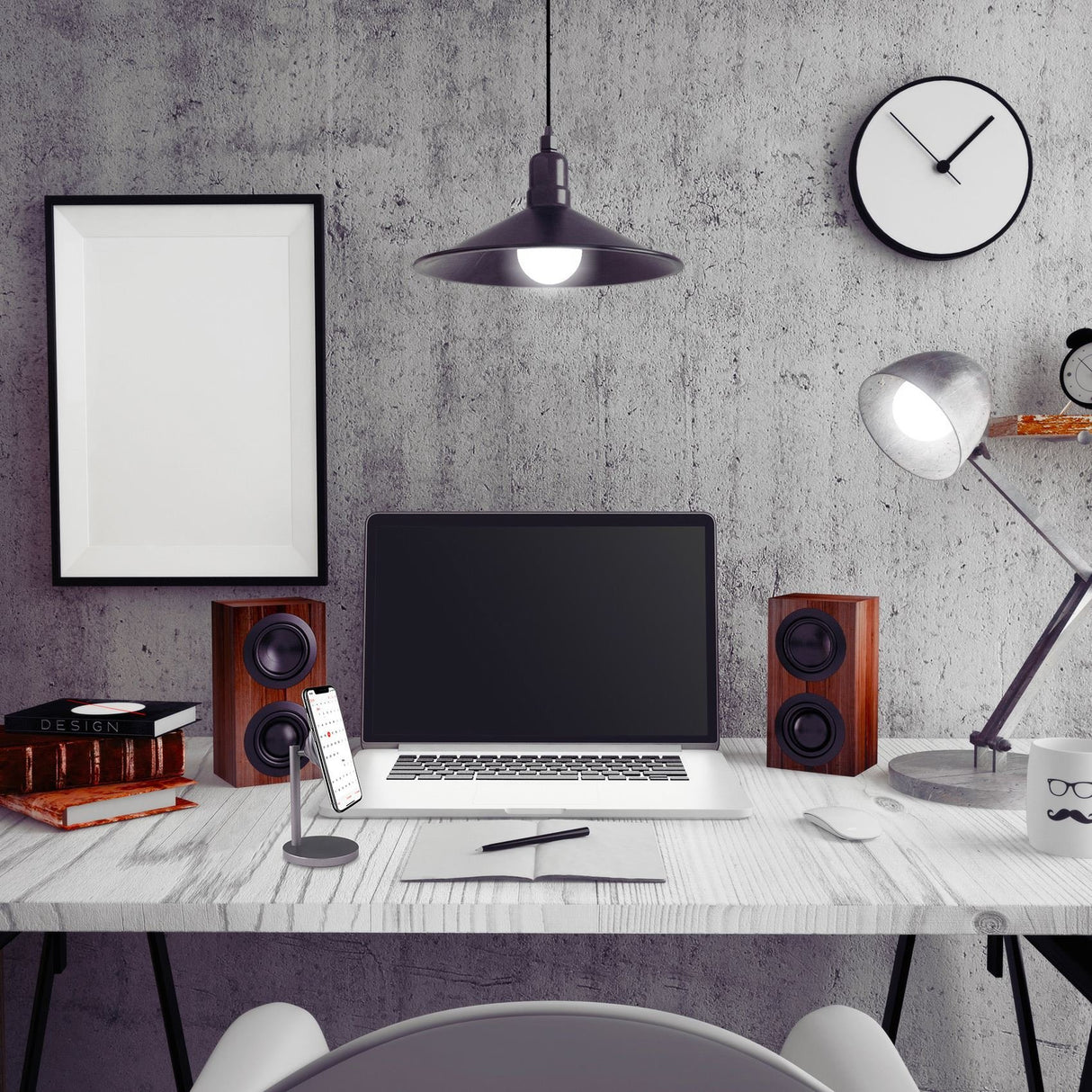 EAN 8021735748113 - Celly Ghost Desk Soporte pasivo Reproductor de MP3, Teléfono móvil/smartphone Negro imagen 5