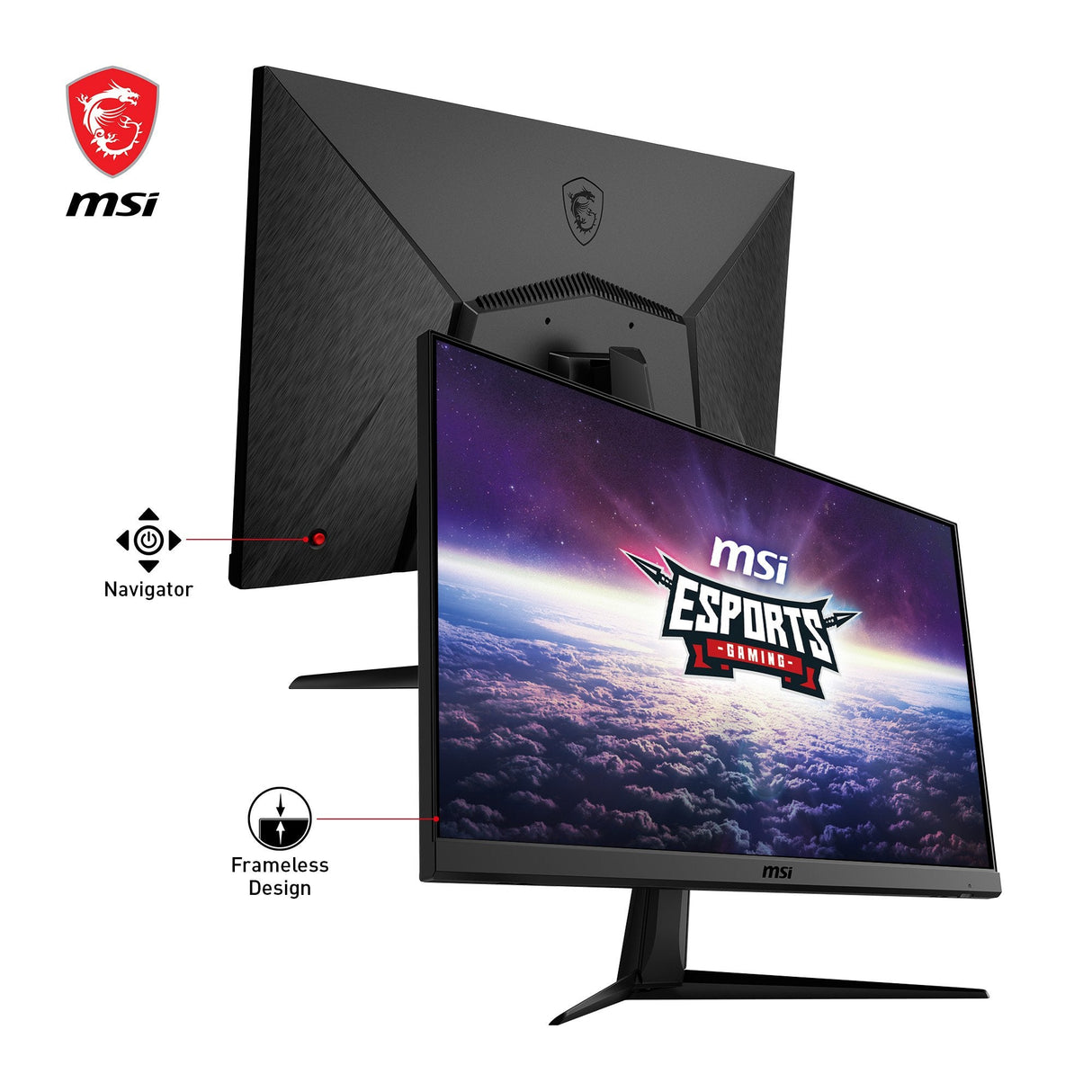 Msi Optix G2712de, 68,6 Cm (27 Zoll), 170hz, Freesync, Ips - Dp, 2xhdmi