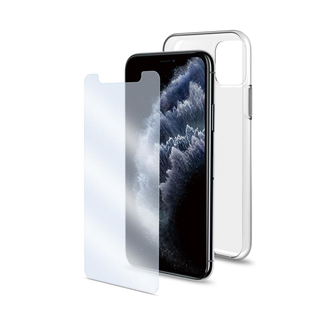 EAN 8021735198505 - Celly COVGLASSAB1028 funda para teléfono móvil 17 cm (6.71") Transparente imagen 1