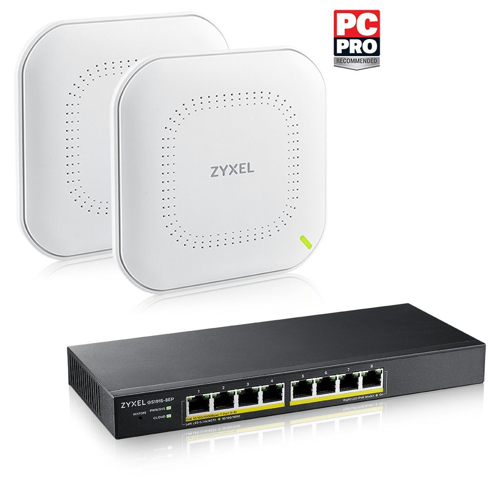 EAN 4718937633326 - Zyxel GS1915-8EP Gestionado L2 Gigabit Ethernet (10/100/1000) Energía sobre Ethernet (PoE) Negro imagen 1