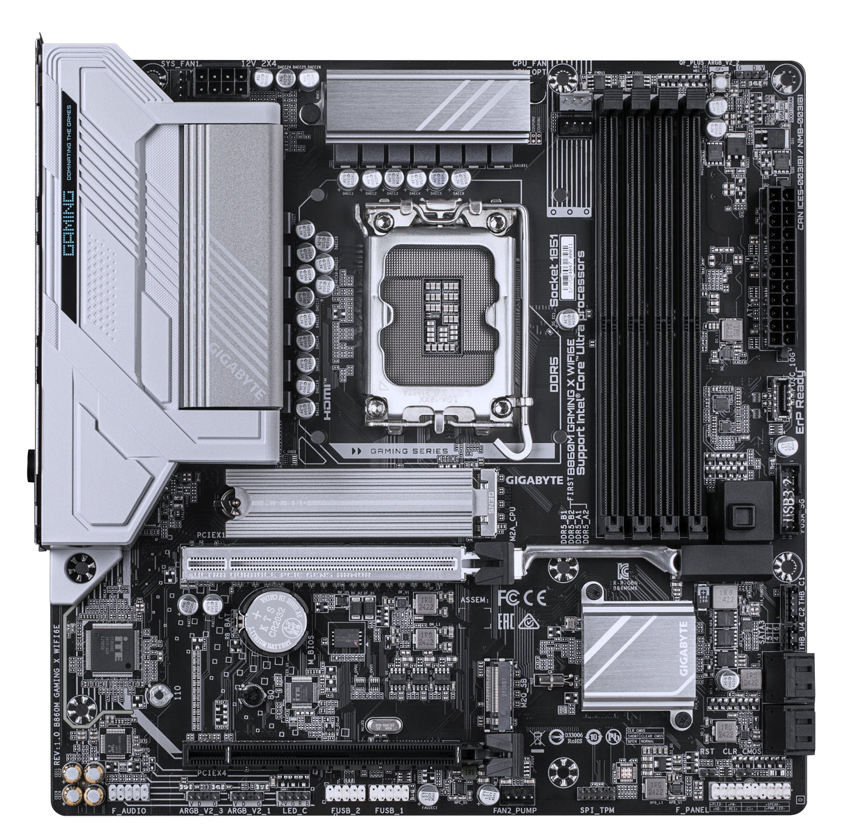 EAN 4719331867133 - GIGABYTE B860M GAMING X WIFI6E placa base Intel B860 LGA 1851 (Socket V1) micro ATX imagen 2