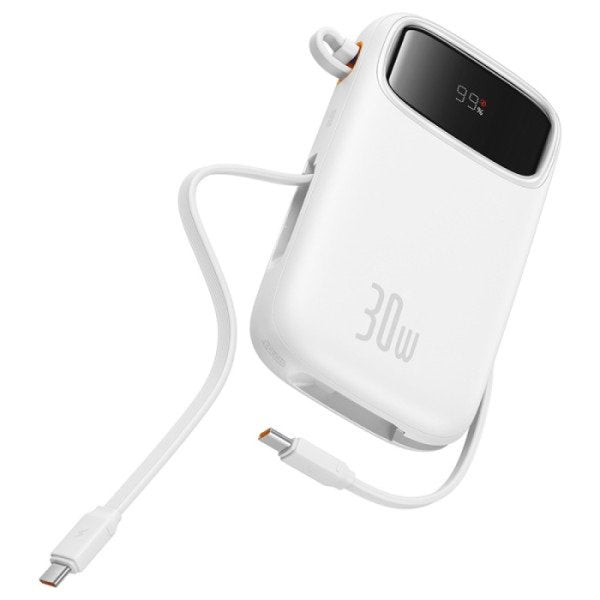 EAN 6932172667733 - Baseus QPow2 Polímero de litio 10000 mAh Blanco imagen 1