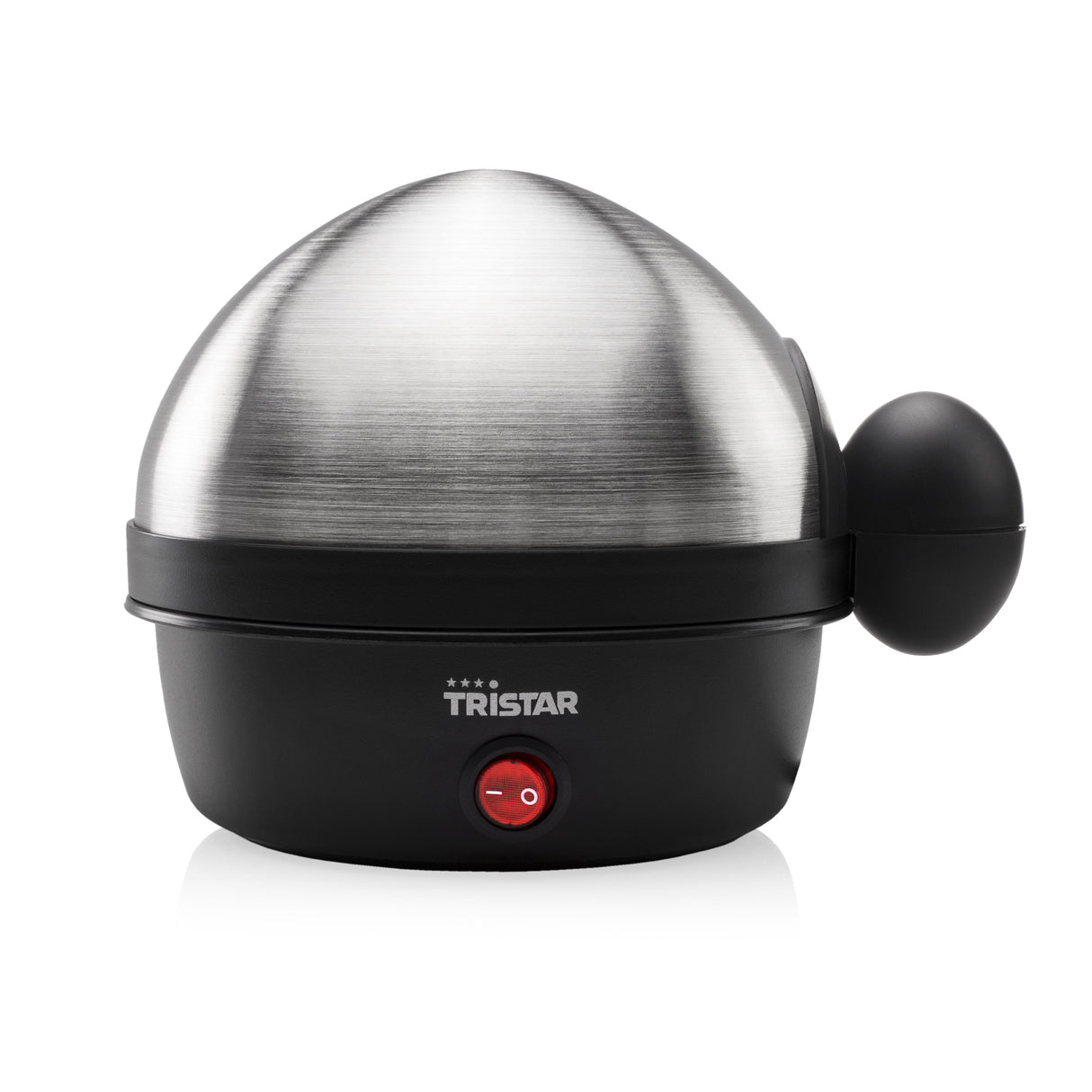EAN 8713016030764 - Tristar EK-3076 cuecehuevos 7 huevos Negro, Acero inoxidable imagen 1