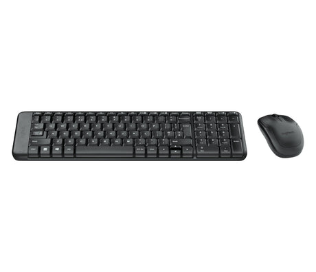 EAN 5099206029859 - Logitech 920-003161 teclado Ratón incluido Oficina RF inalámbrico QWERTY Internacional de EE.UU. Negro imagen 1