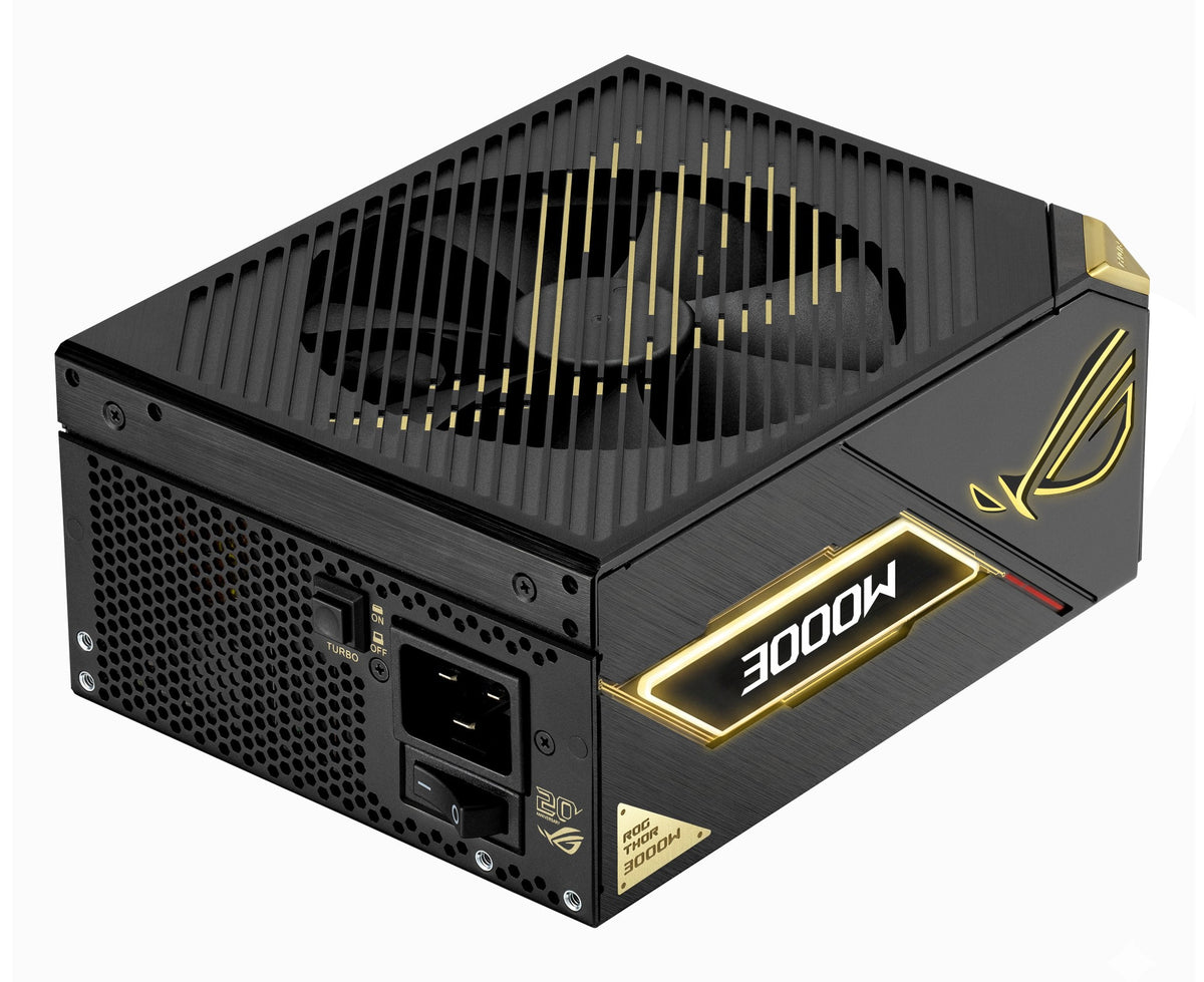 Asus Rog Thor 3000w Titanium Iii Edition 20 Unidad De Fuente De Alimentación 20+4 Pin Atx Atx Negro