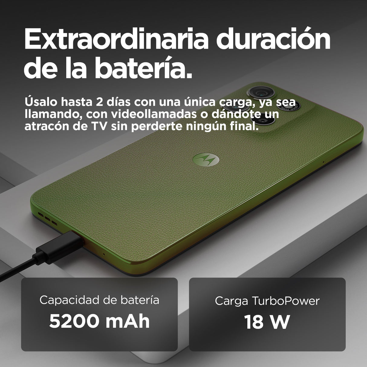 EAN 8033779078552 - Motorola moto g15 17,1 cm (6.72") SIM doble Android 15 4G USB Tipo C 8 GB 128 GB 5200 mAh Verde imagen 8
