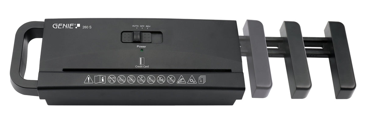 Genie 260 S Triturador De Papel Corte En Tiras 73 Db Negro