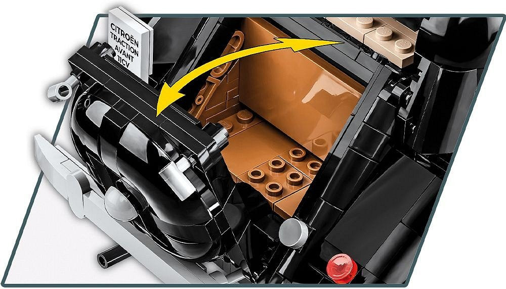 Juguete De Construcción Cobi Citroen Traction Avant 11cv 1938 - Executive Edition, Escala 1:12 300723