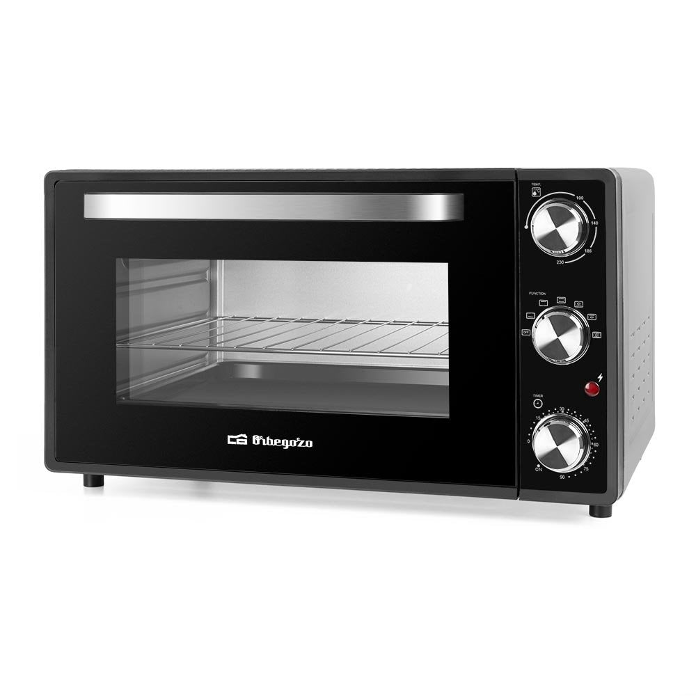 Orbegozo Hot 386 Horno Electrico Con Conveccion - Potencia 2000w - Capacidad 38l - Sistema De Calor Superior E Inferior